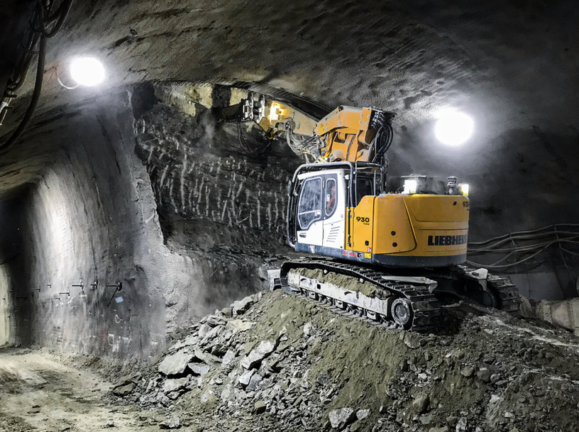 Lancio sul mercato mondiale dell’escavatore cingolato Liebherr R 930 Tunnel